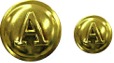 Confederate "A" Buttons
